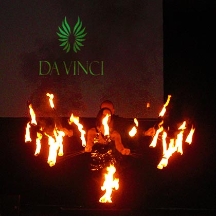 Event Firmenfeier Feuershow